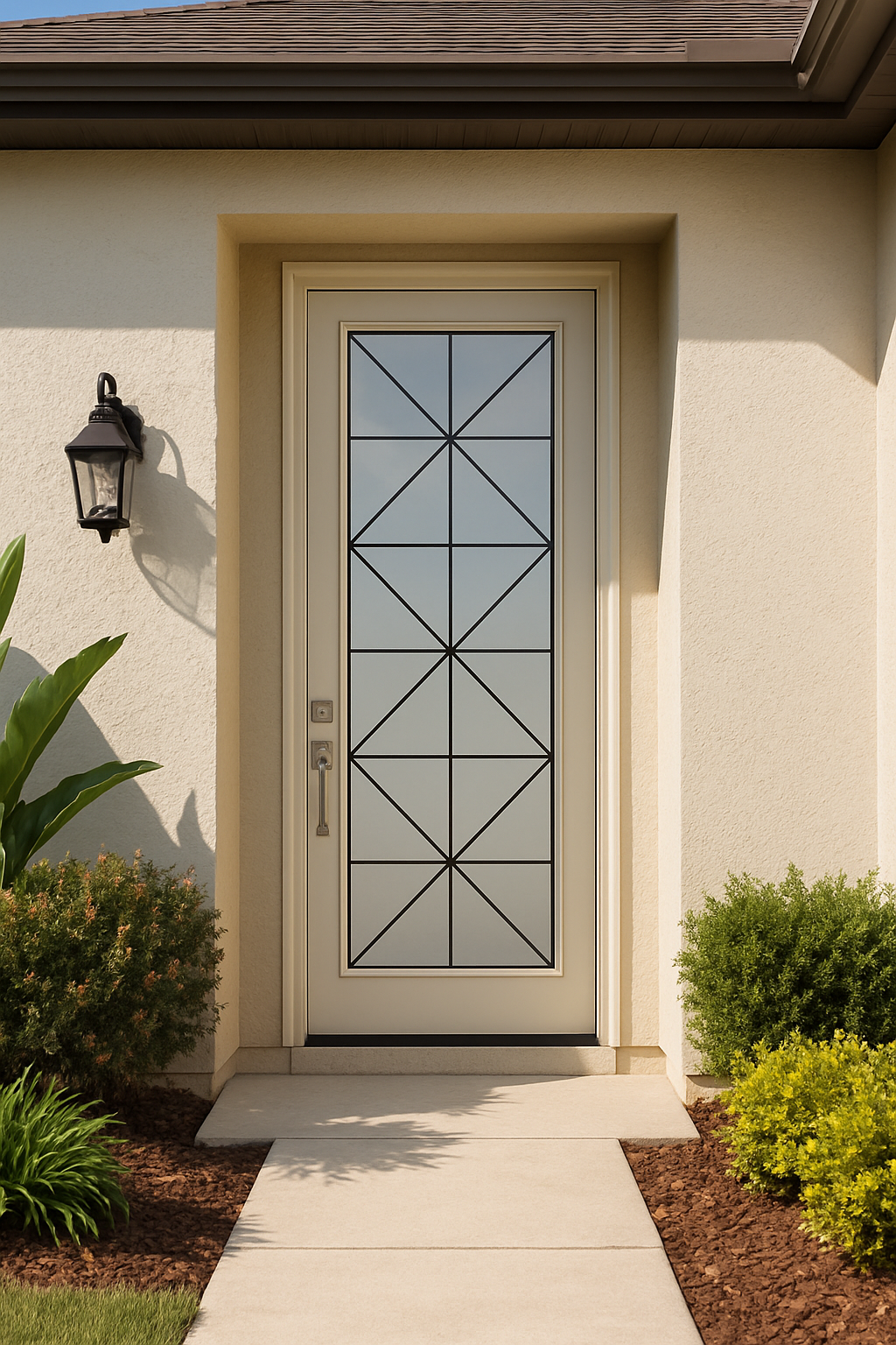 Impact Windows & Doors Tampa - 8' Full Lite W/ Stile Lines - Calix