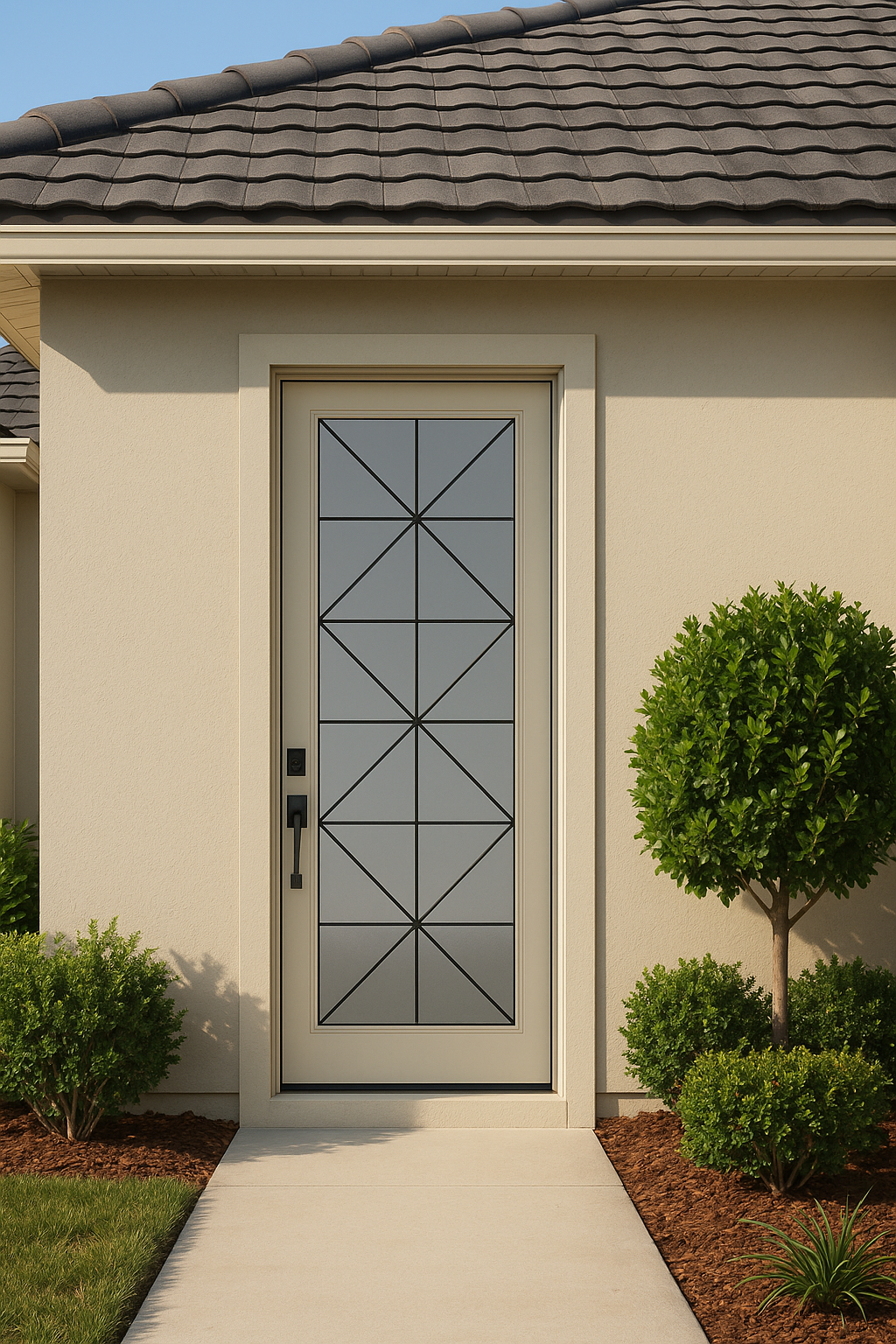 Impact Windows & Doors Tampa - 8' Full Lite Flush - Calix