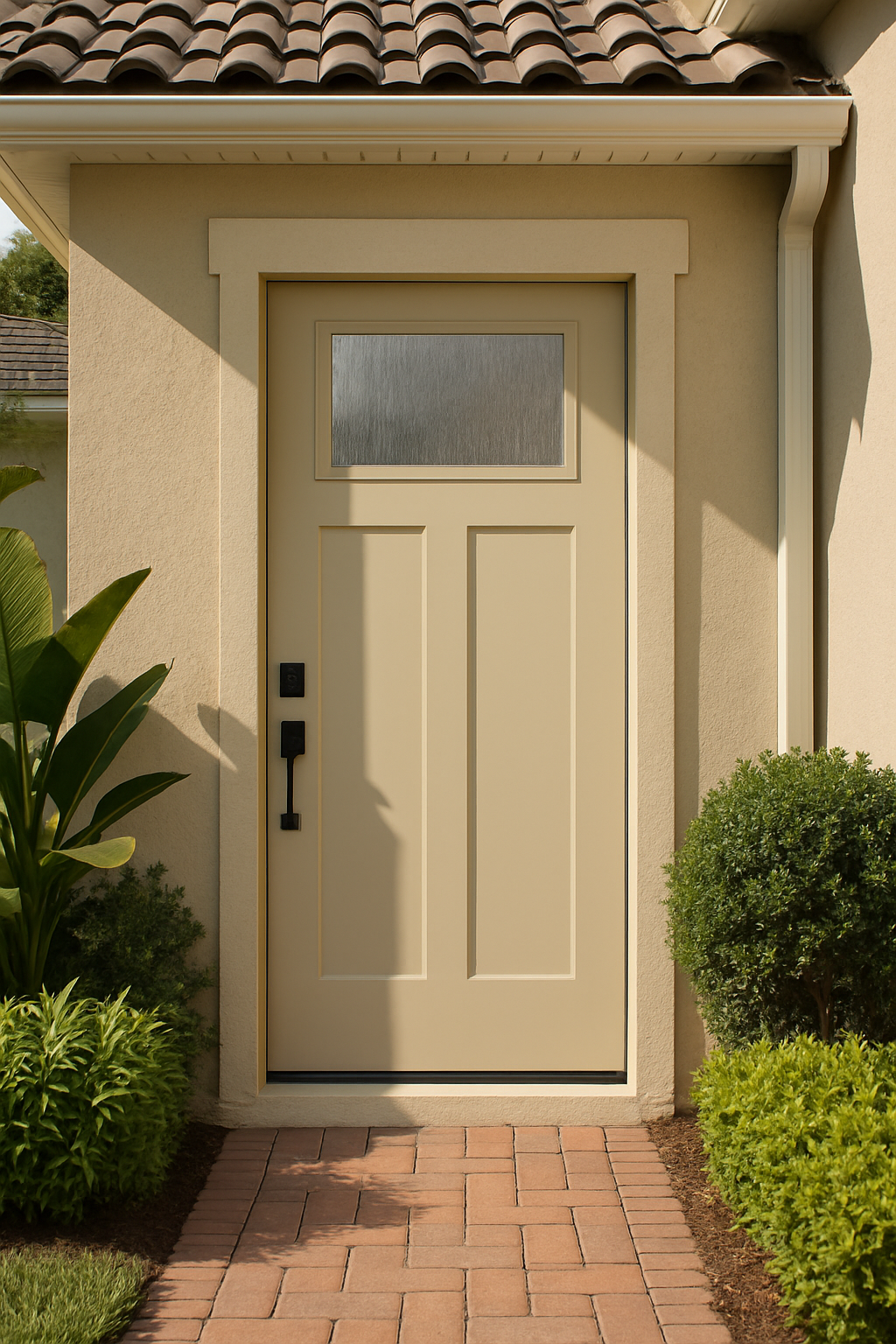 Impact Windows & Doors Tampa - 8' Craftsman Lite 2 Panel Shaker - Chord