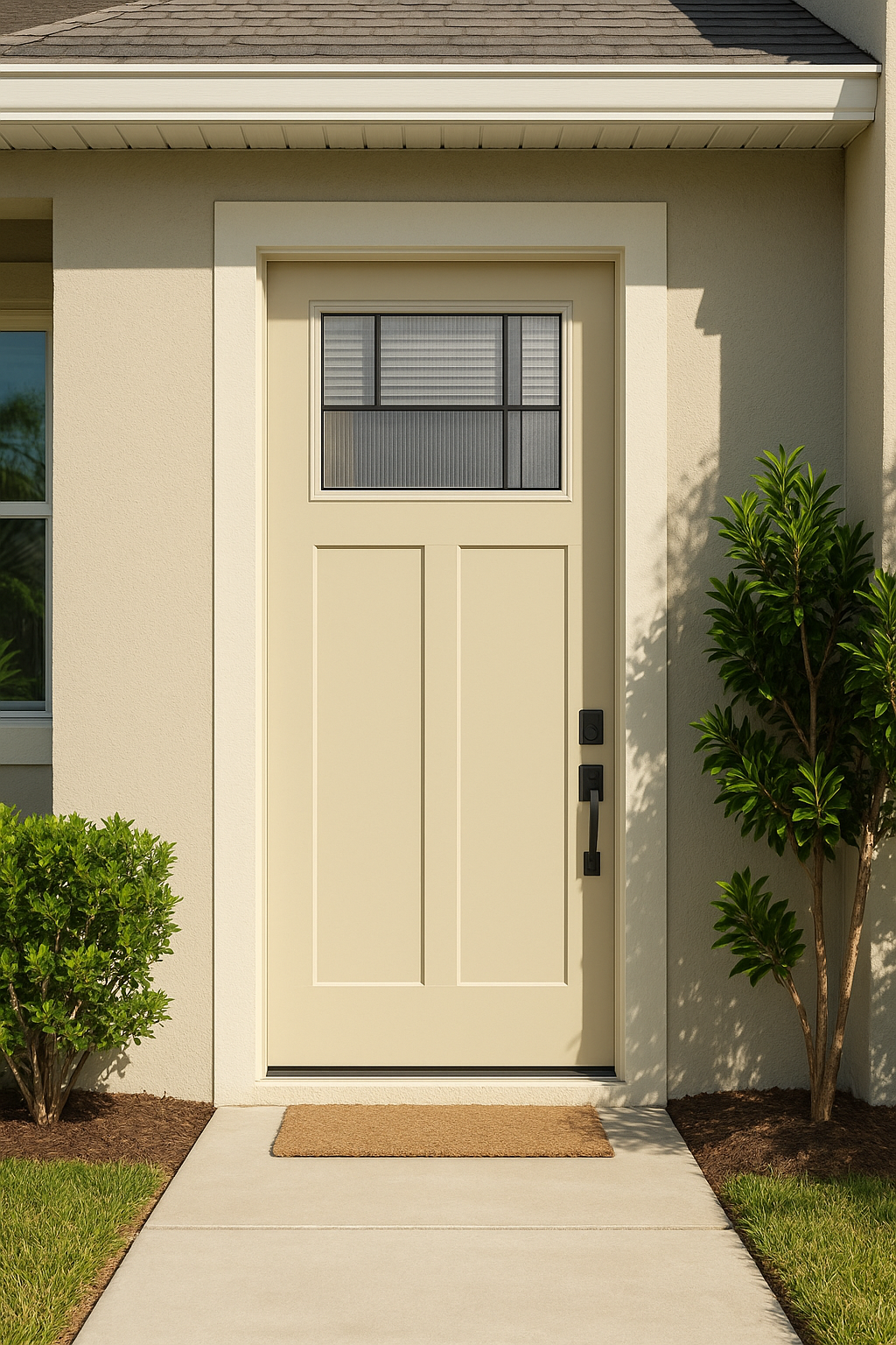 Impact Windows & Doors Tampa - 8' Craftsman Lite 2 Panel Shaker - Axis