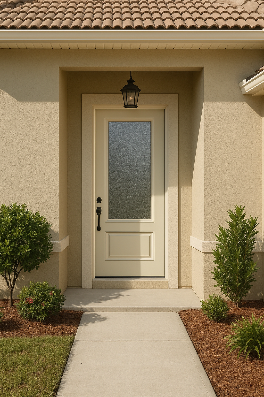 Impact Windows & Doors Tampa - 8' Half Lite 1 Panel Top and Bottom - Granite