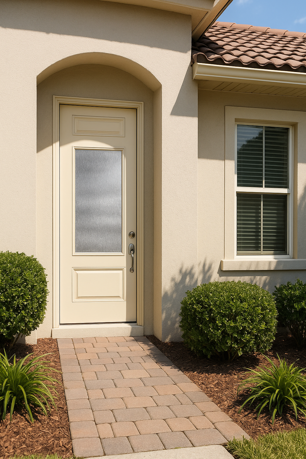 Impact Windows & Doors Tampa - 8' Half Lite 1 Panel Top and Bottom - Rainglass