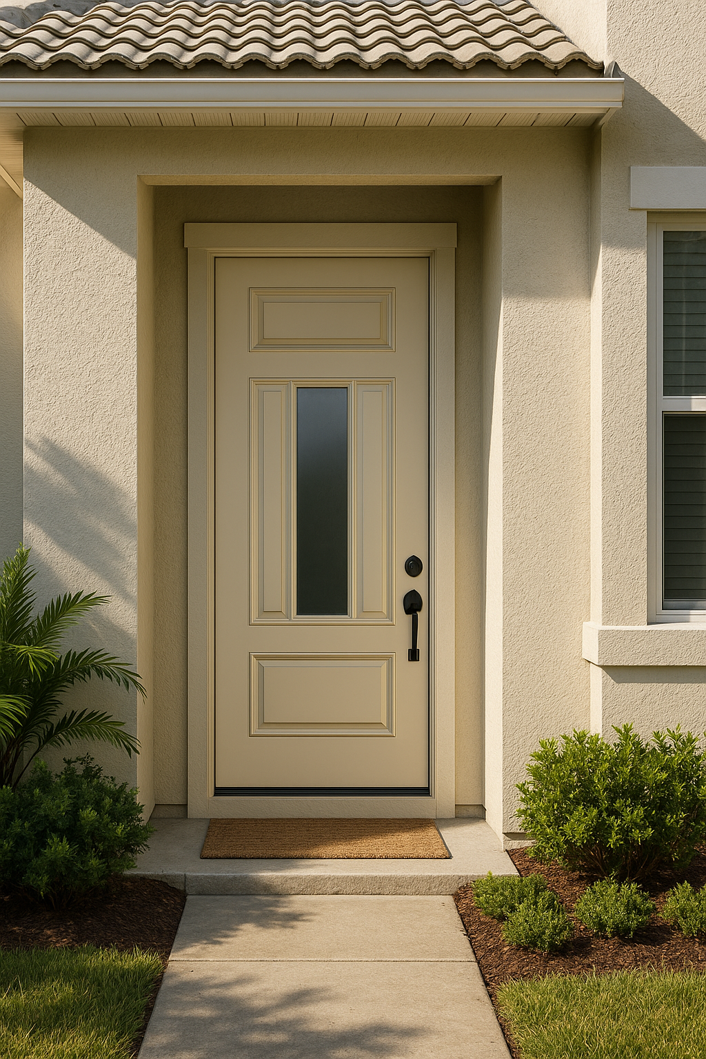 Impact Windows & Doors Tampa - 8' Center Lite 3 Panel - Clear 1 Lite No Grid
