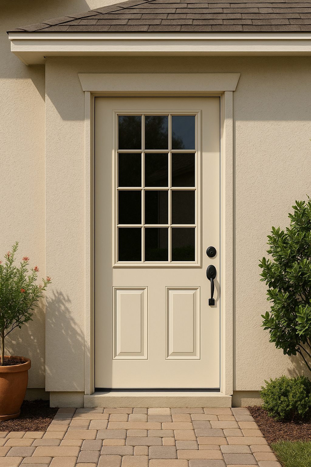 Impact Windows & Doors Tampa - 8' Half Lite 2 Panel - Colonial