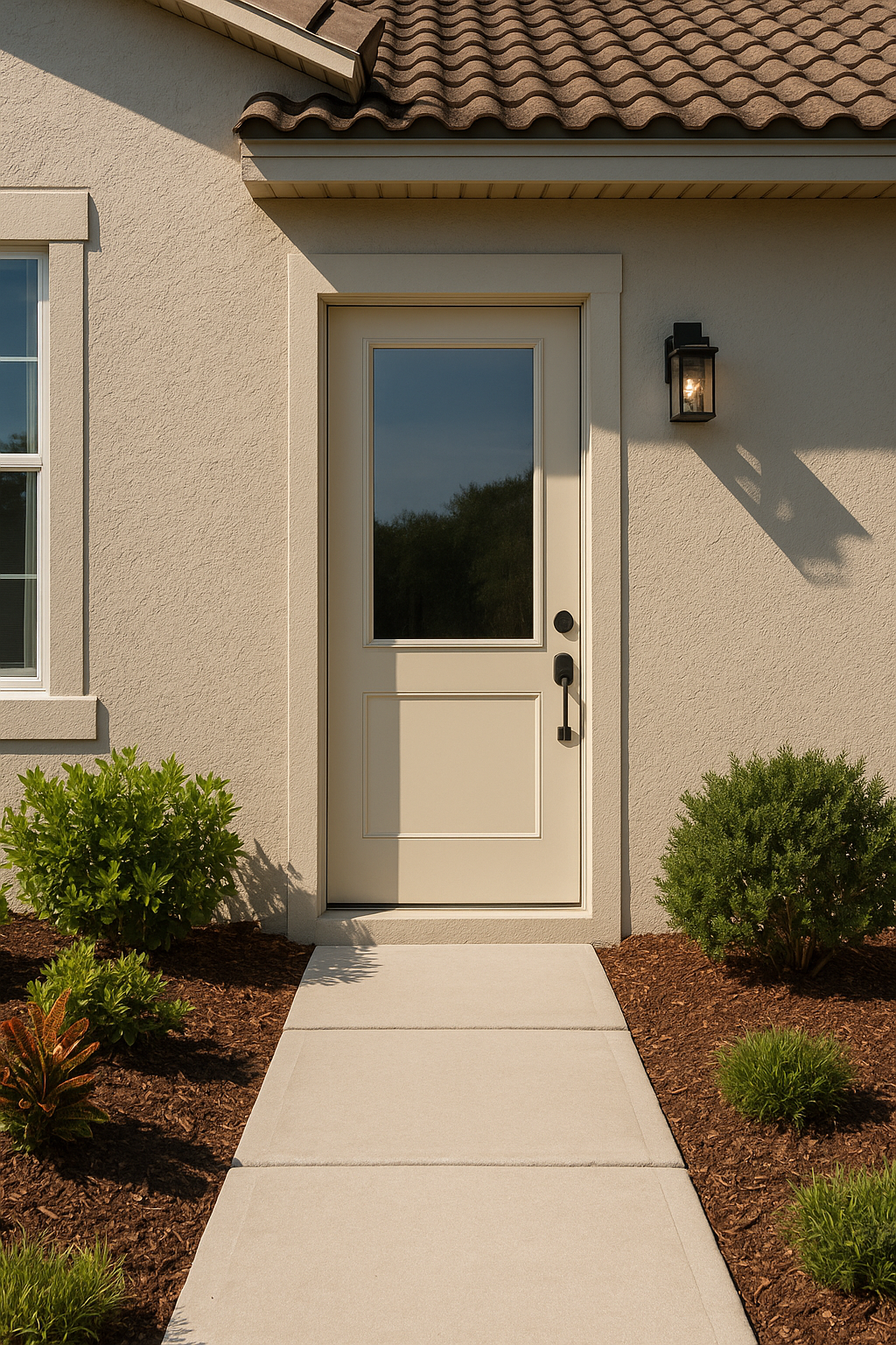 Impact Windows & Doors Tampa - 8' Half Lite 1 Panel Shaker - Clear 1 Lite No Grid