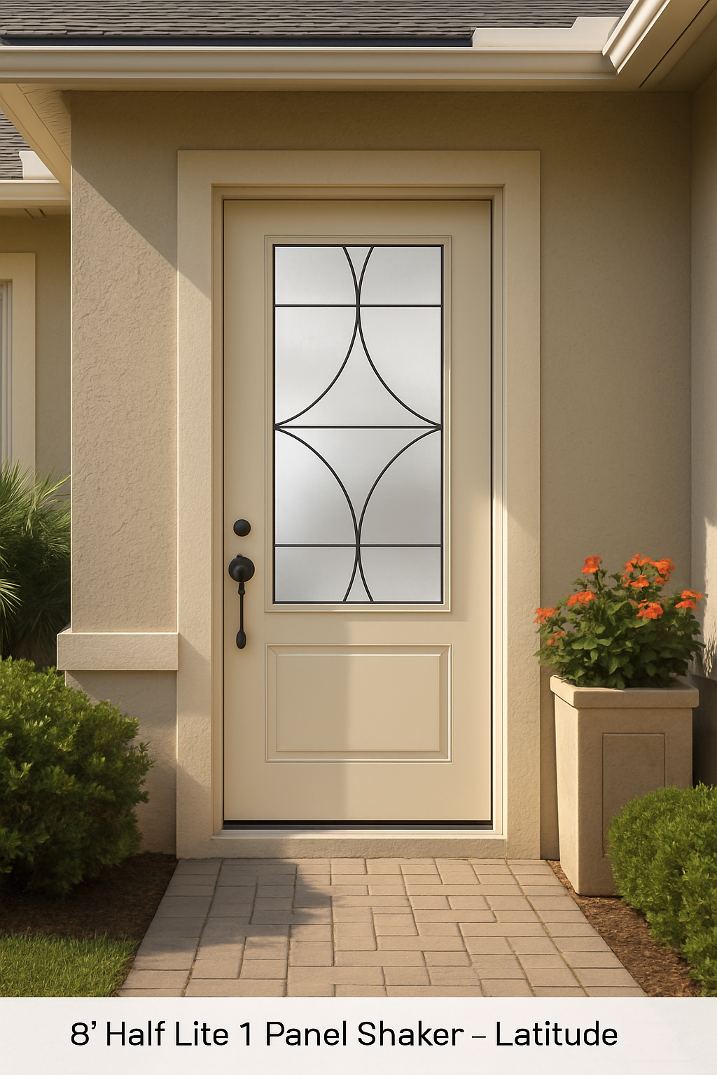 Impact Windows & Doors Tampa - 8' Half Lite 1 Panel Shaker - Latitude