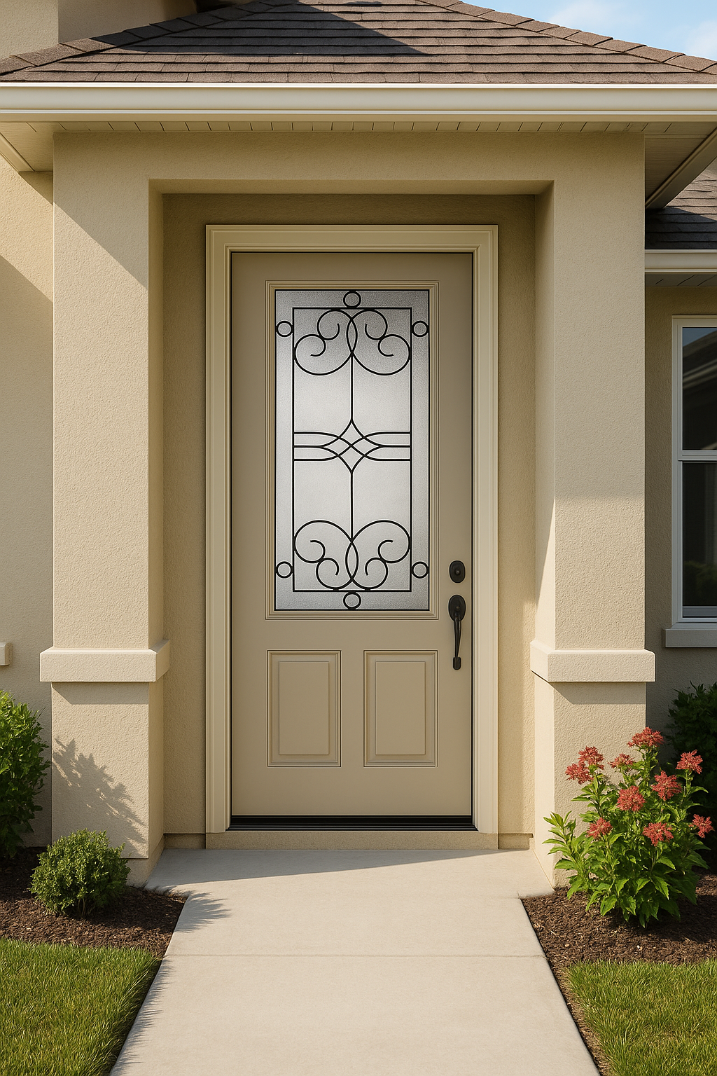 Impact Windows & Doors Tampa - 8' Full Lite W/ Stile Lines - Salinas