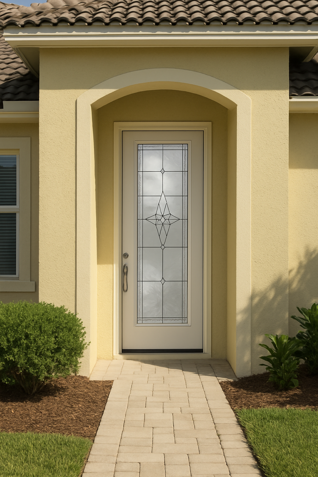 Impact Windows & Doors Tampa - 8' Full Lite W/ Stile Lines - Wellesley