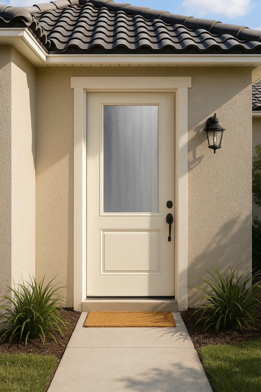 Impact Windows & Doors Tampa - 8' Half Lite 1 Panel - Chinchilla