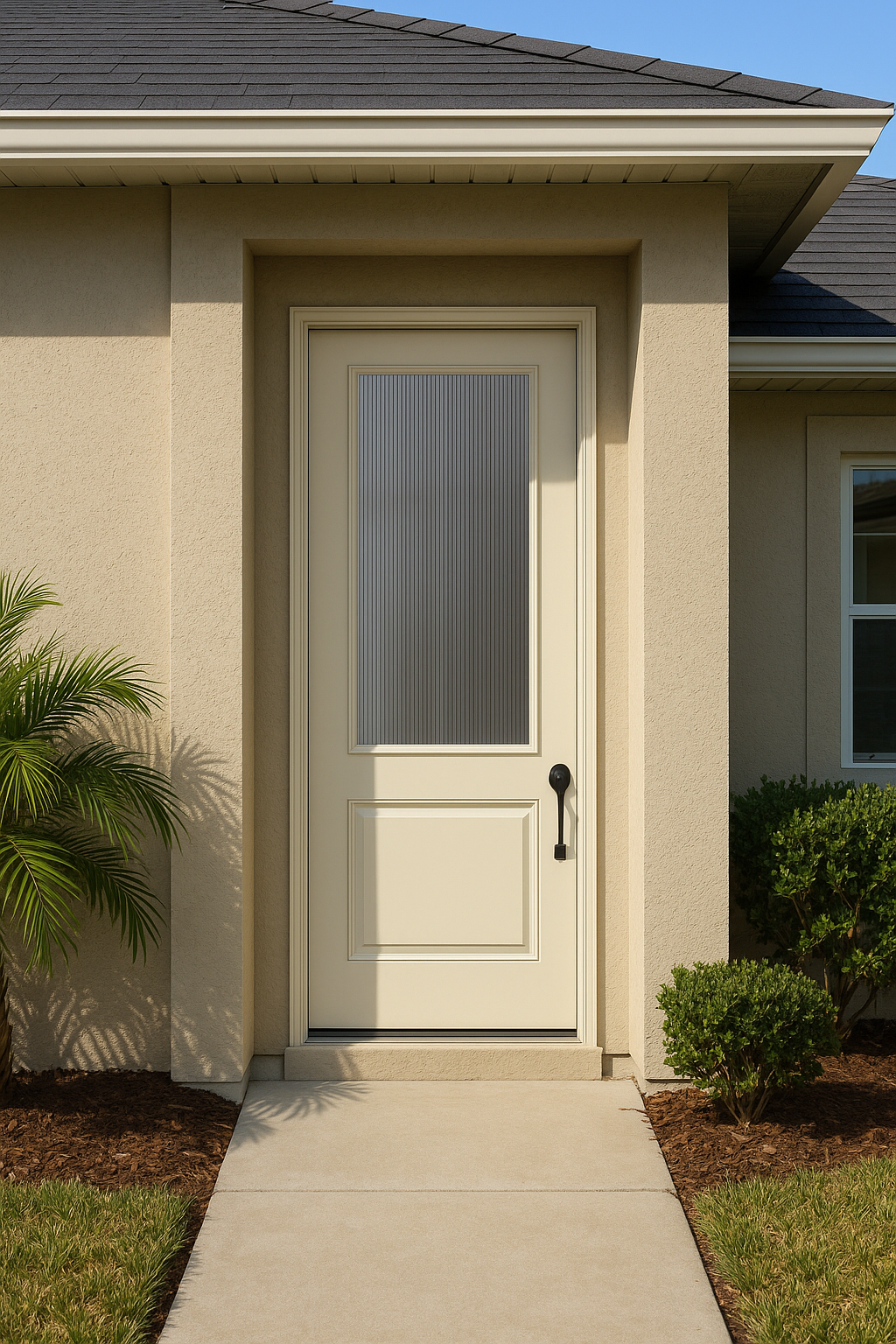 Impact Windows & Doors Tampa - 8' Half Lite 1 Panel - Reeded