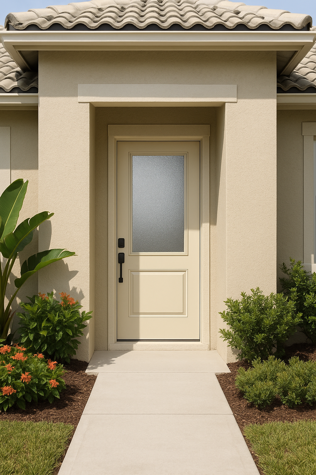 Impact Windows & Doors Tampa - 8' Half Lite 1 Panel - Granite