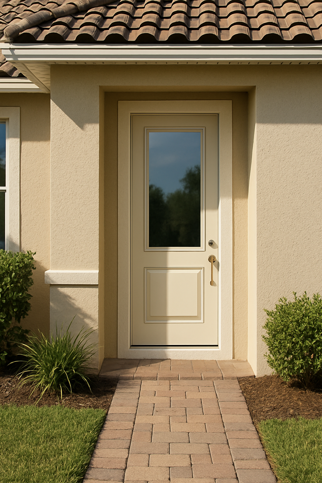 Impact Windows & Doors Tampa - 8' Half Lite 1 Panel - Clear 1 Lite No Grid