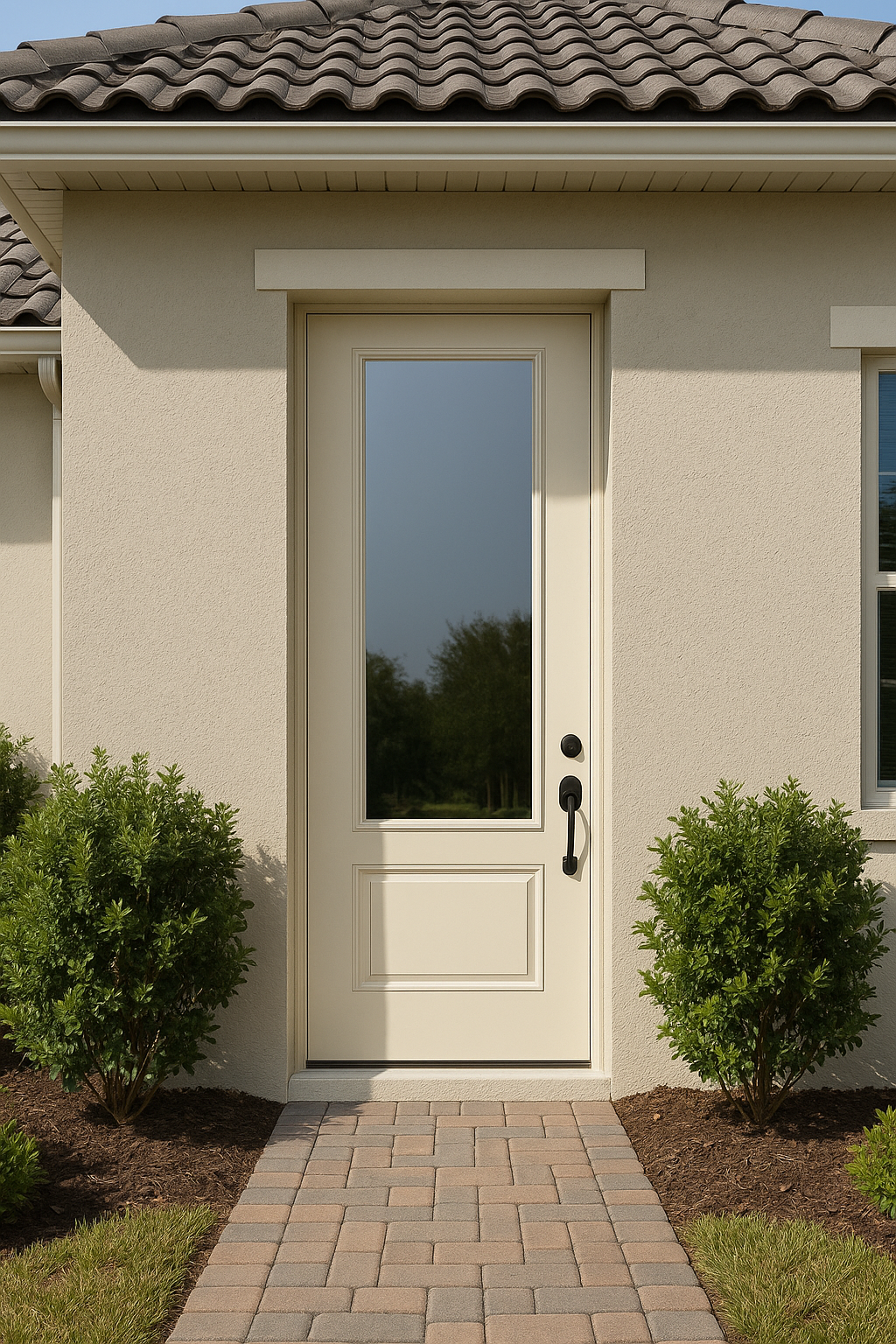 Impact Windows & Doors Tampa - 8' 3/4 Lite 1 Panel - Clear 1 Lite No Grid