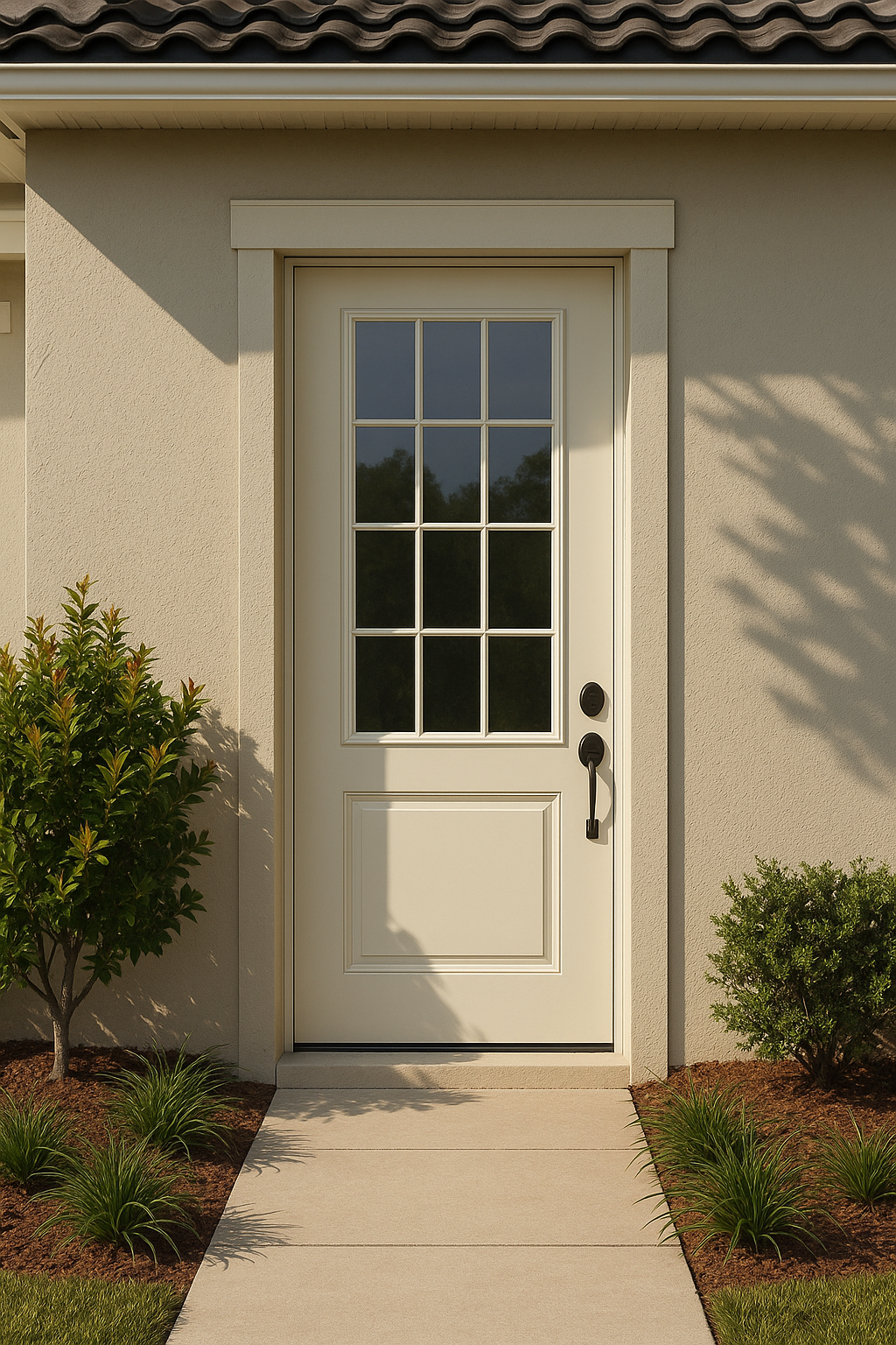 Impact Windows & Doors Tampa - 8' 3/4 Lite 1 Panel - Colonial