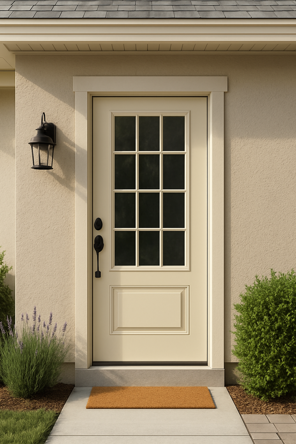 Impact Windows & Doors Tampa - 3/4 Lite 1 Panel - Colonial