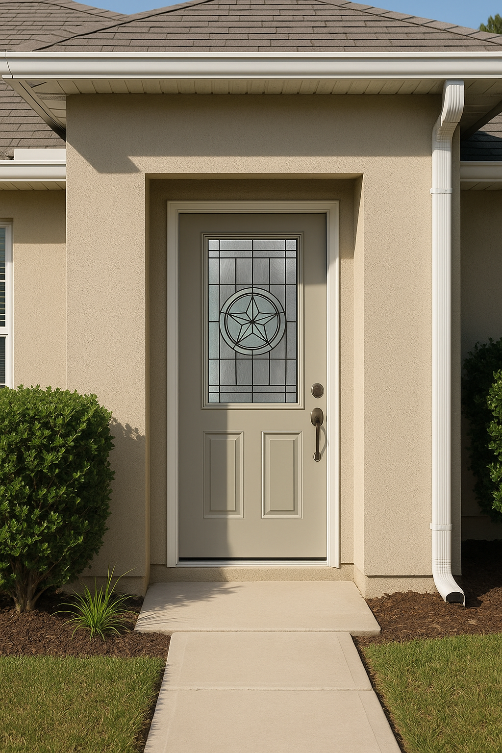 Impact Windows & Doors Tampa - Half Lite 2 Panel Flush - Texas Star