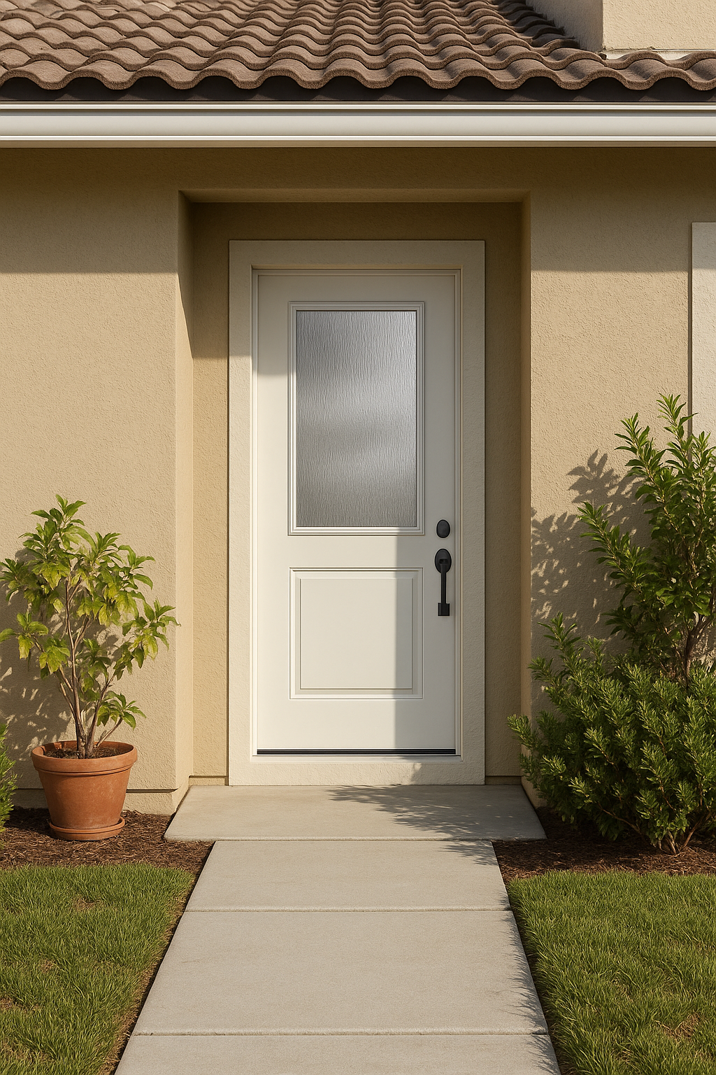 Impact Windows & Doors Tampa - Half Lite Flush - Rainglass