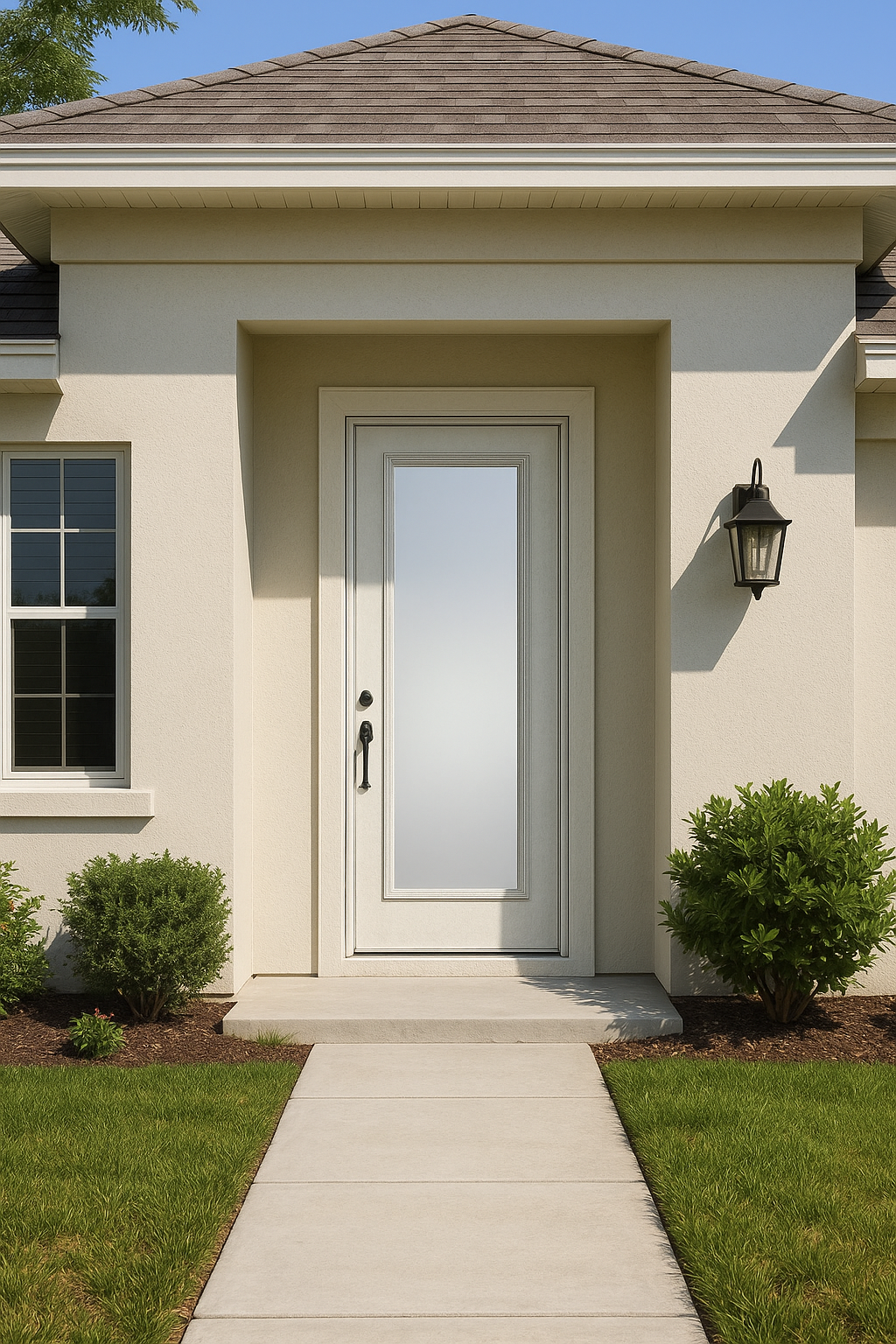 Impact Windows & Doors Tampa - Full Lite Flush - Clear 1 Lite No Grid