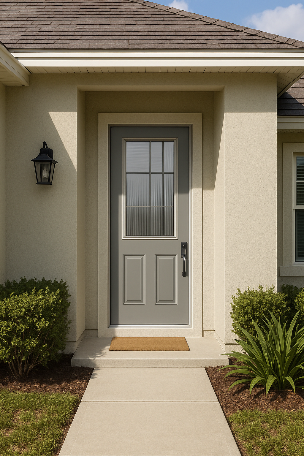 Impact Windows & Doors Tampa - Half Lite 2 Panel Flush - Axis