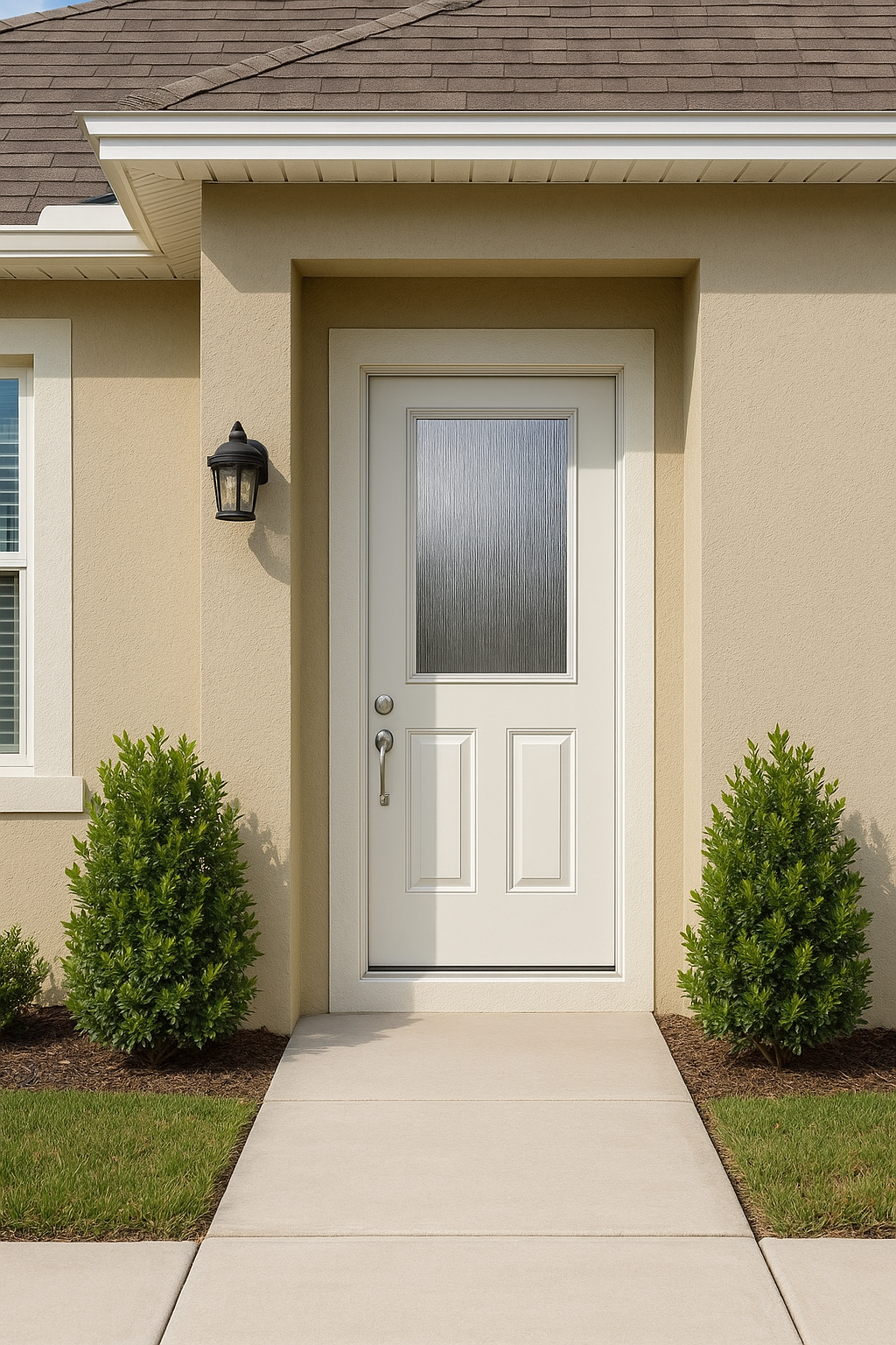 Impact Windows & Doors Tampa - Half Lite 2 Panel Flush - Chord