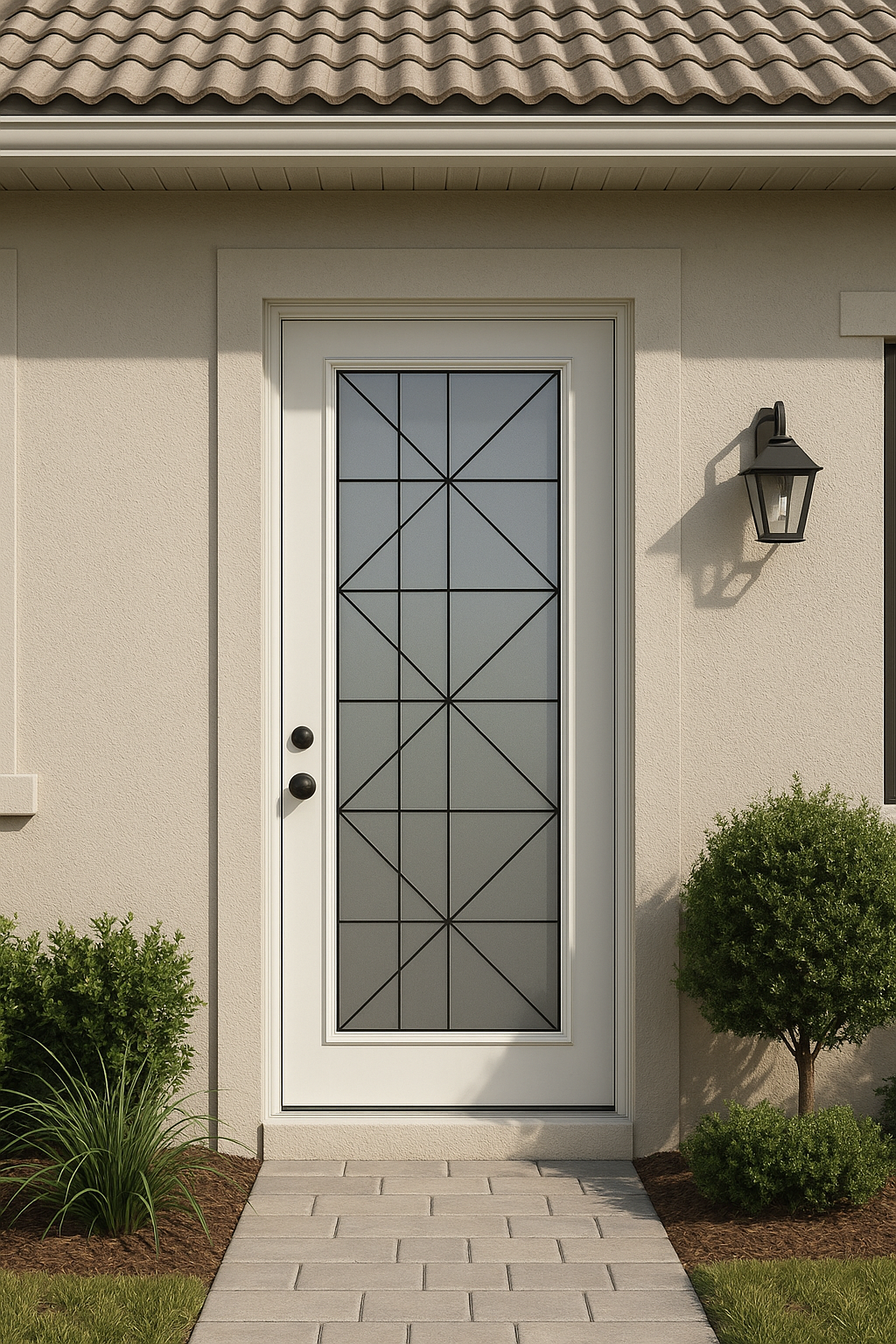 Impact Windows & Doors Tampa - Full Lite Flush - Calix