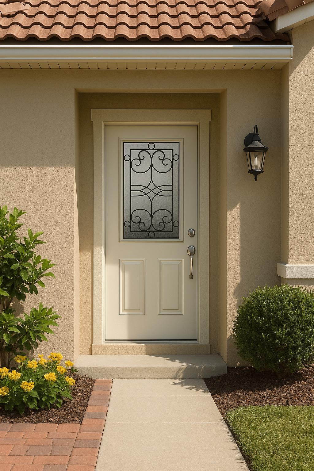 Impact Windows & Doors Tampa - Half Lite 2 Panel Flush - Salinas