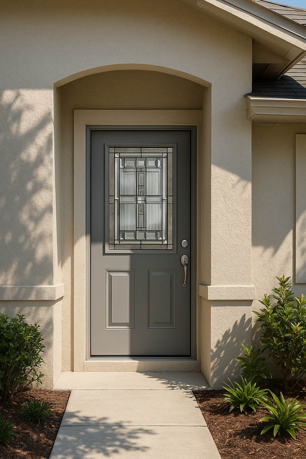Impact Windows & Doors Tampa - Half Lite 2 Panel Flush - Saratoga