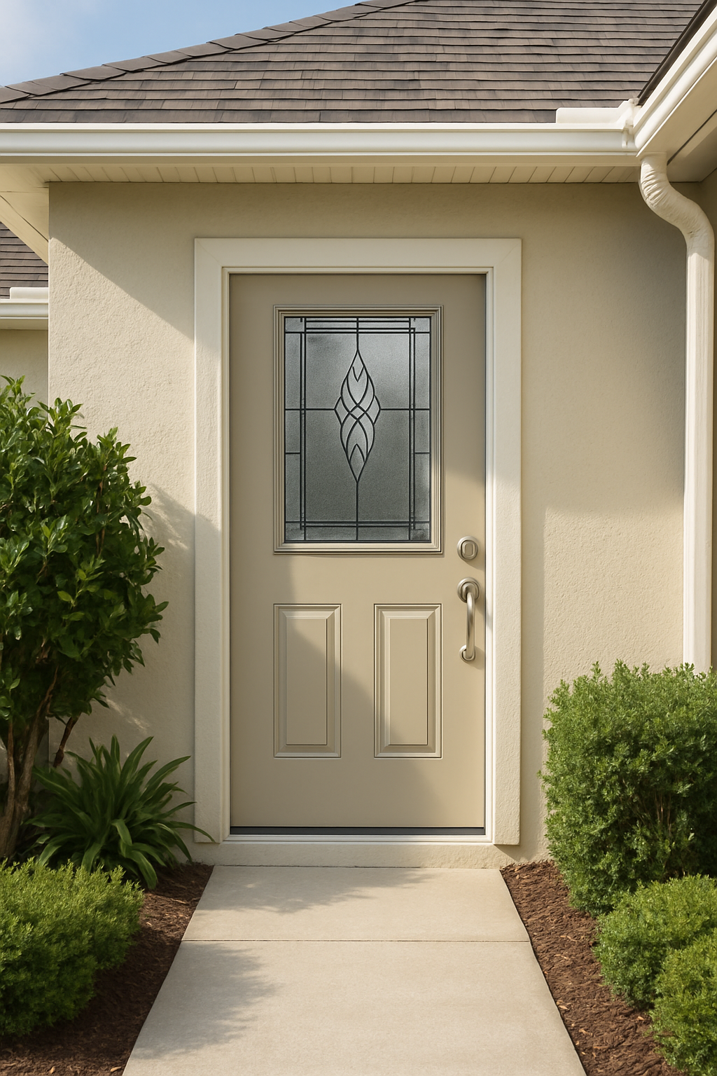 Impact Windows & Doors Tampa - Half Lite 2 Panel Flush - Kensington