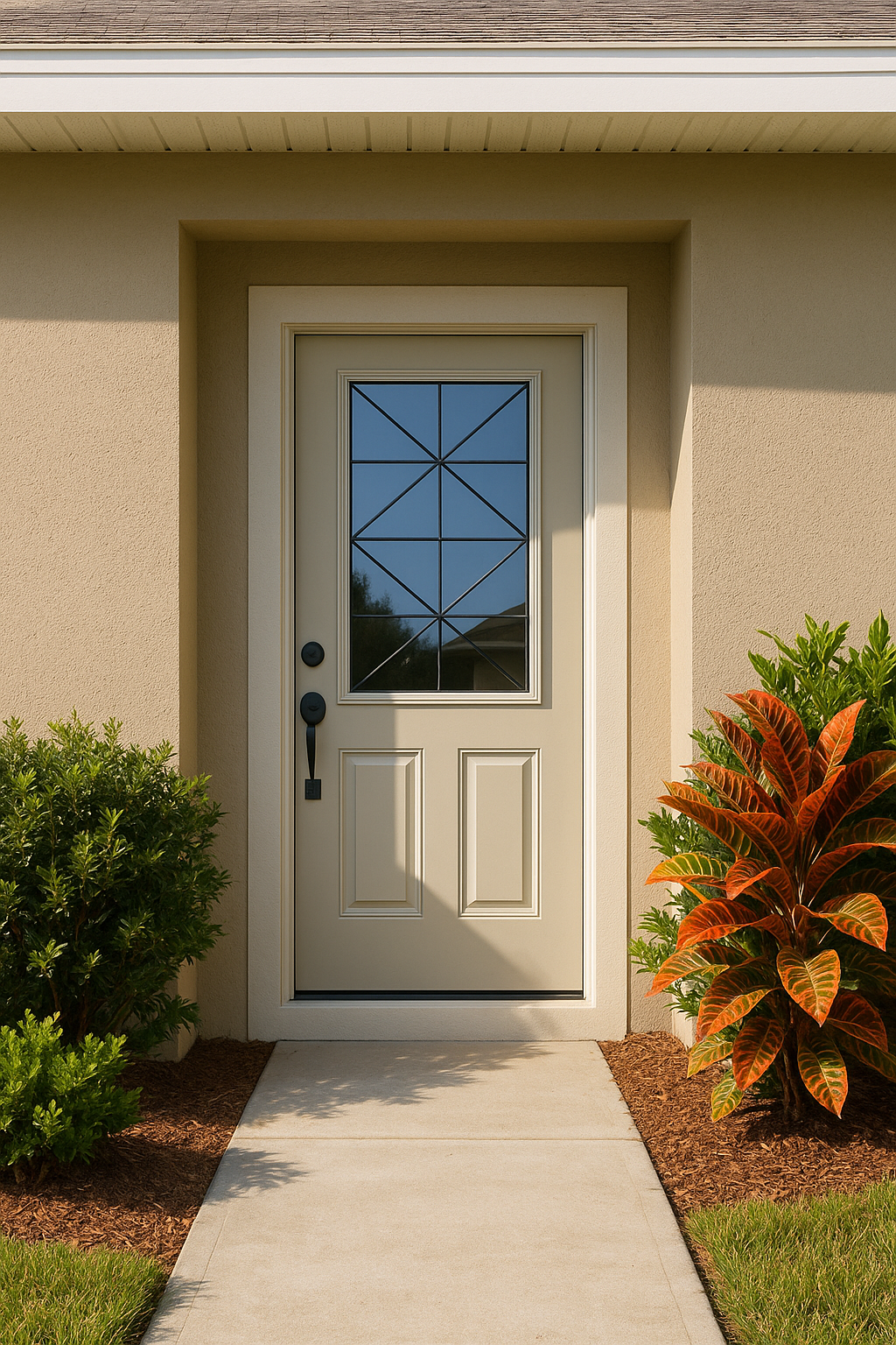 Impact Windows & Doors Tampa - Half Lite 2 Panel Flush - Calix