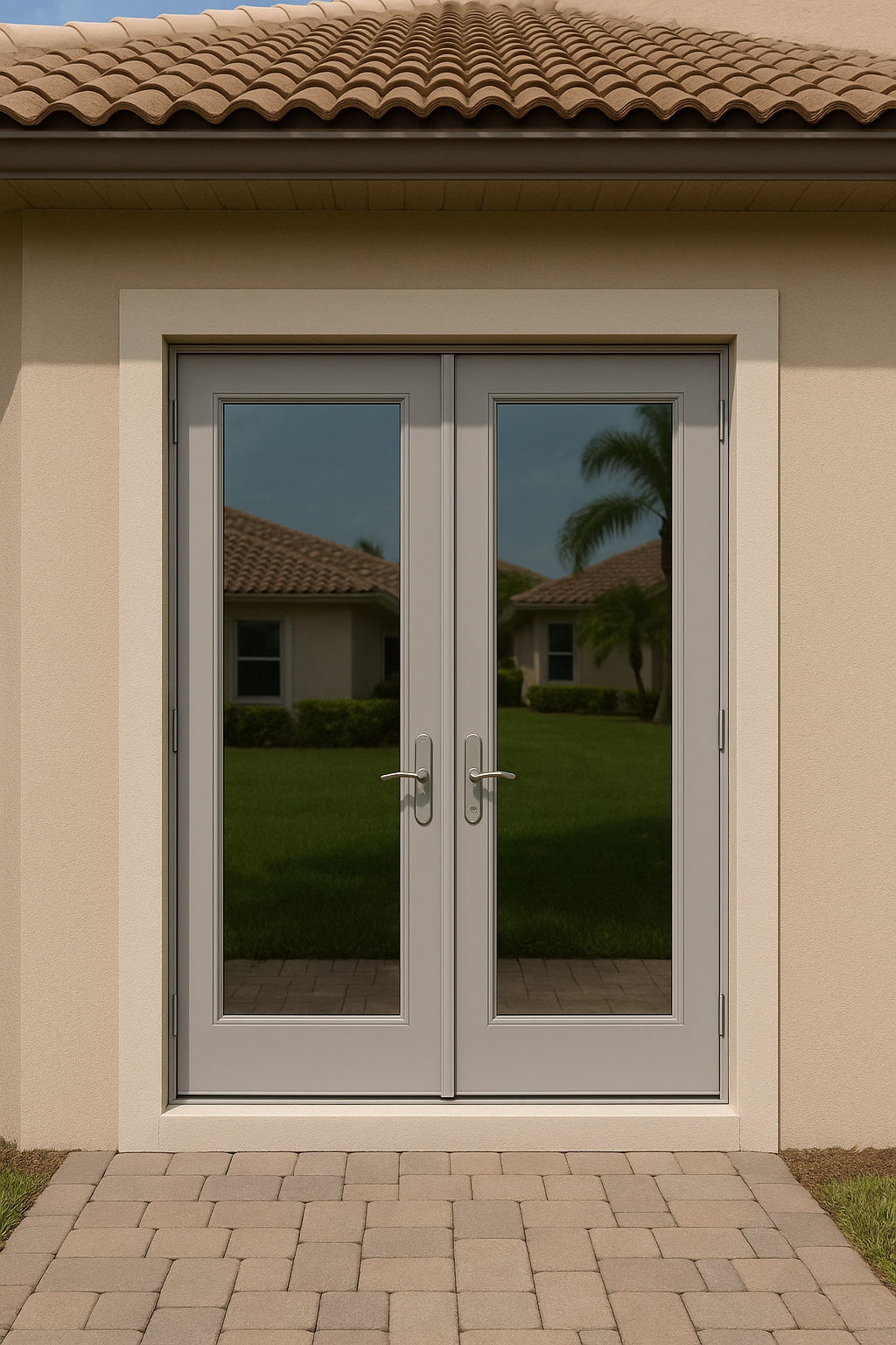 Impact Windows & Doors Tampa - CWS® WINDPACT Vinyl French Patio Door