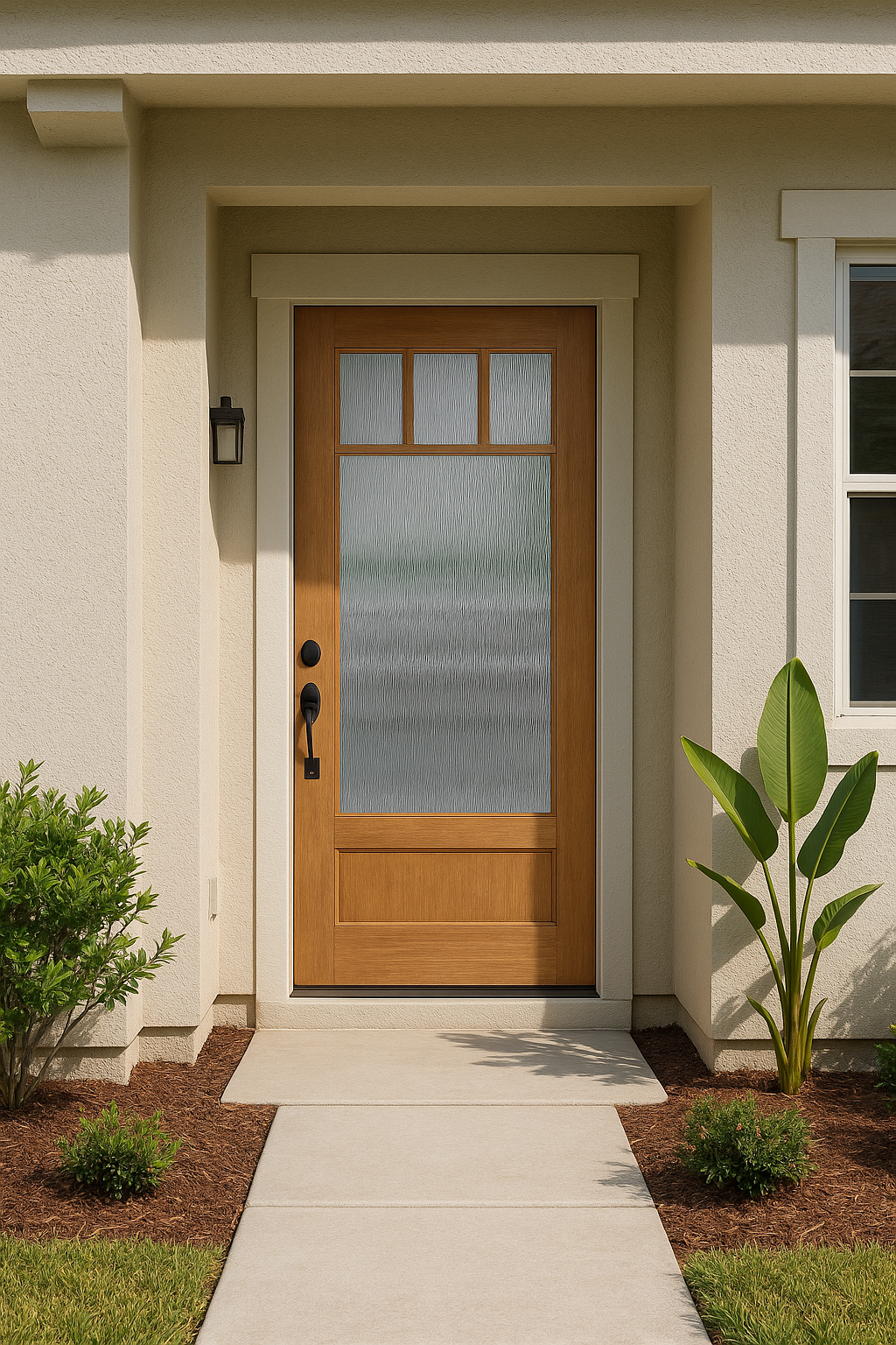 Impact Windows & Doors Tampa - ADVISAR - Full Lite Flush Glazed-Craftsman Door