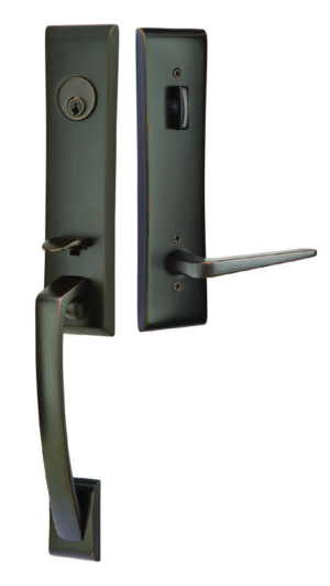 Apollo Tubular Artemis Mortise Entry Set with Athena Lever in Oil Rubbed Bronze finish