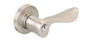 Luzern Key In Lever – Disk Rosette Satin Nickel