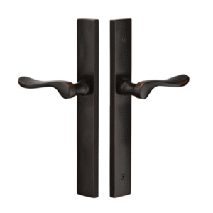 Modern Rectangular 1½" x 11" Keyed with Geneva Levers – Satin Nickel