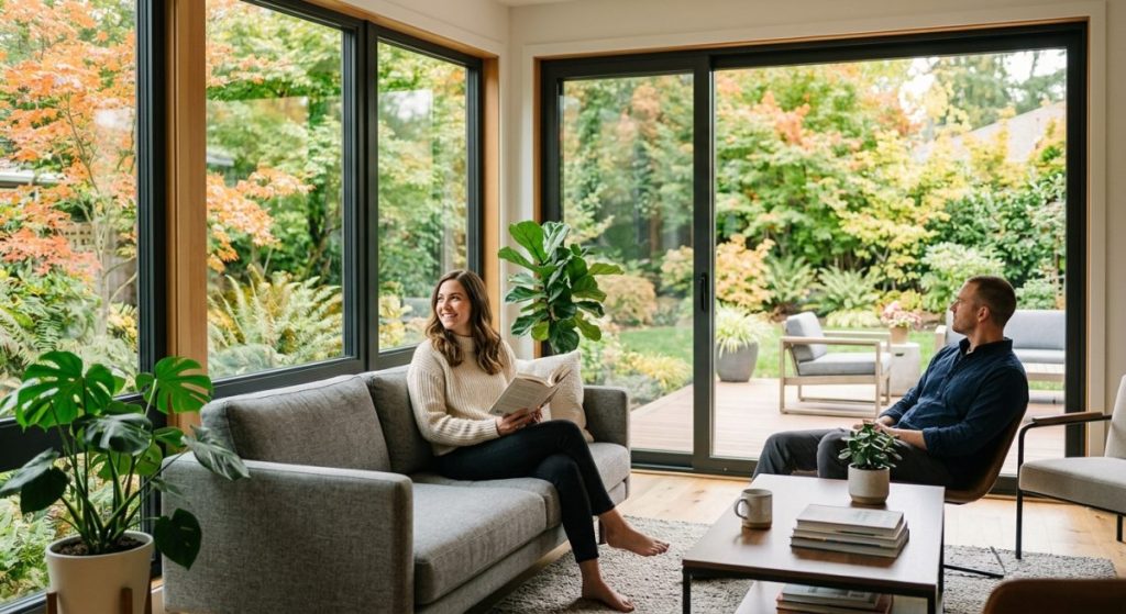 Saving 1: Slash Energy Bills with Energy-Efficient All Seasons Windows & Doors illustration for all seasons windows and doors