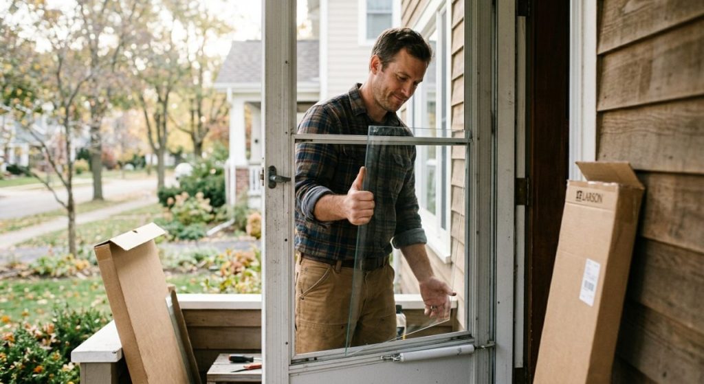 The Cost-Saving Advantage of Larson Storm Door Glass Replacement illustration for larson storm door replacement glass