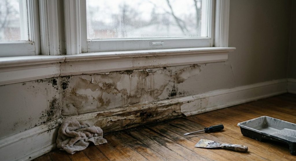The Silent Threat: Why Ignoring a Leaking Window is Costly illustration for leaking window