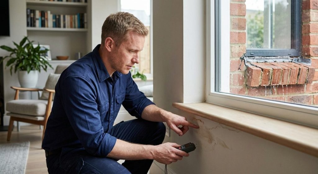 Mistake 1: Misdiagnosing the Source of a Leaking Window illustration for leaking window