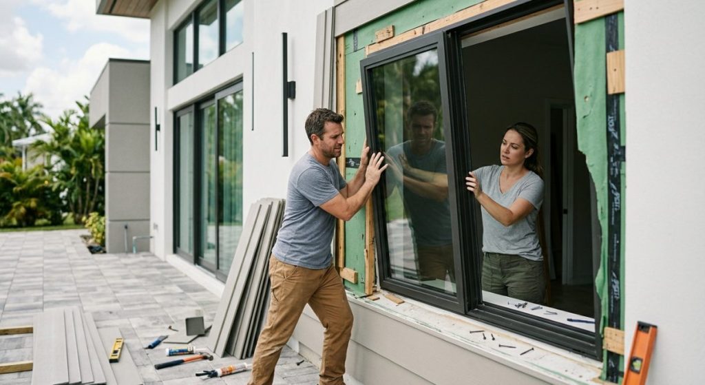 Mistake #2: DIY Installation for PGT Hurricane Windows illustration for pgt hurricane windows
