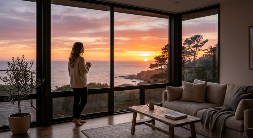 Chasing the Horizon: Why Sunset Views Matter at Home illustration for sunset view windows and doors