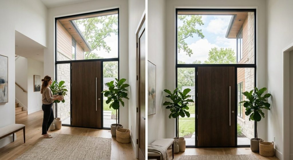 Understanding the 'Front Door with Top Window' Ecosystem illustration for front door with top window