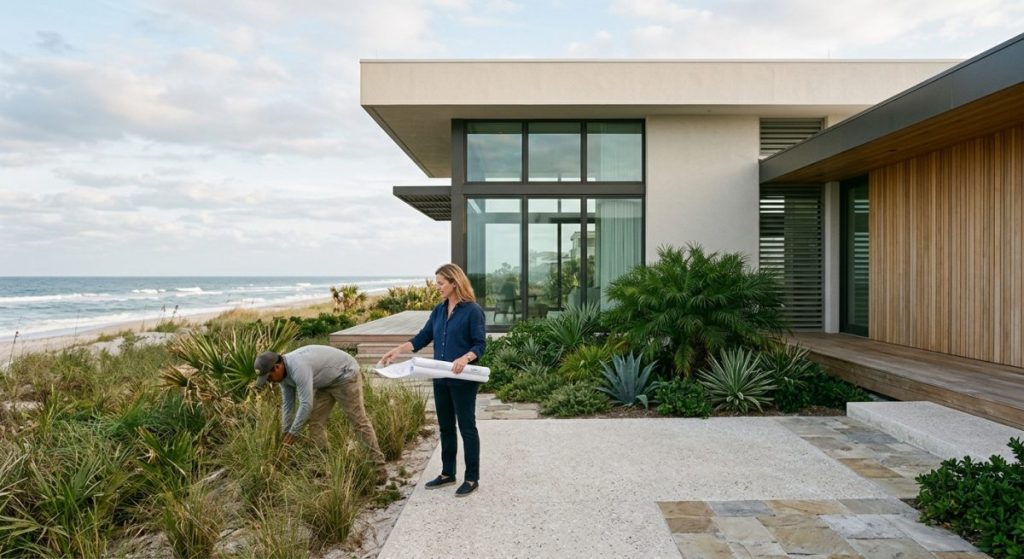 The Challenge: Balancing Coastal Aesthetics with Florida's Harsh Climate illustration for architectural windows and doors
