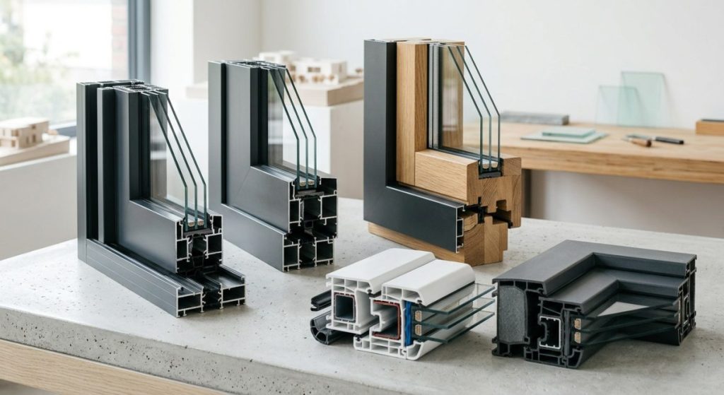 Key Material Profiles for Architectural Windows and Doors illustration for architectural windows and doors