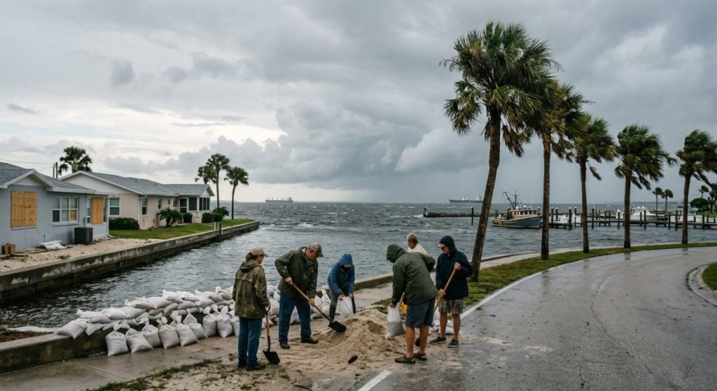 The Reality of Tampa Bay Hurricane Seasons illustration for impact windows and doors