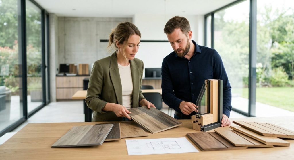 Introduction: Navigating the Choice Between Modern Vinyl and Woodclad Aesthetics illustration for milgard vinyl windows