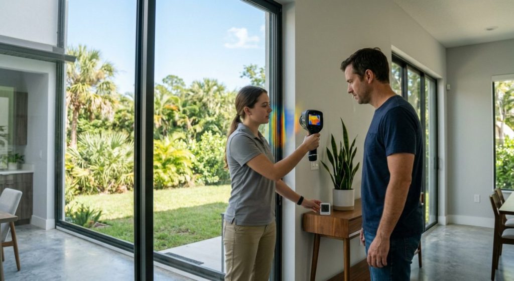 Understanding Energy Loss in Tampa's Subtropical Climate illustration for sliding patio doors tampa