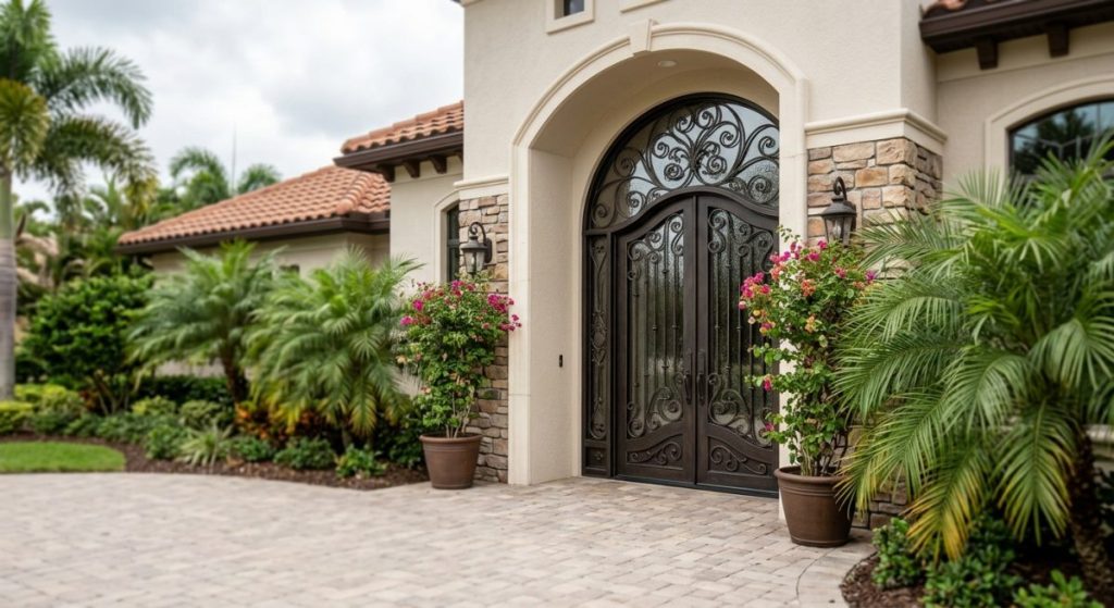 The Appeal of Iron Doors in Tampa's Upscale Neighborhoods illustration for iron doors tampa