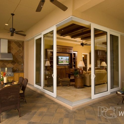 PGT WinGuard Corner Sliding Glass Doors